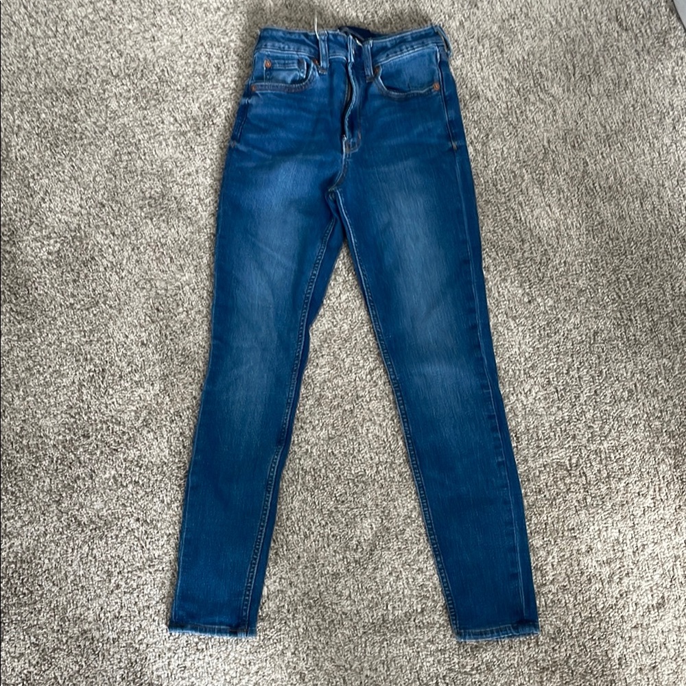 GAP Women's Skinny Jeans in Deep Blue